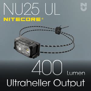 Nitecore Stirnlampe Nu Ul Leicht Usb C Aufladbare Led Kopflampe