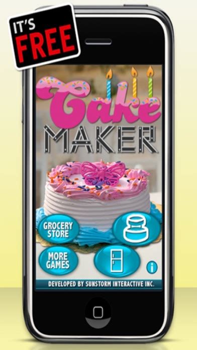 Cake Maker Game - Make, Bake, Decorate & Eat Party Cake Food with Frosting and Candy Free Games ...