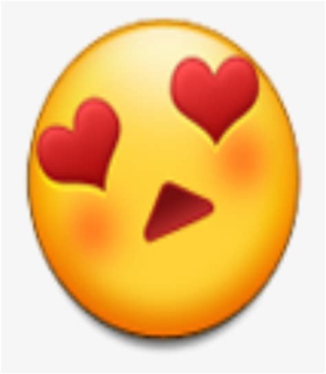 Hearteyes Harteyes Love Emoji Emotions Samsung Heart Eyes Emoji Png