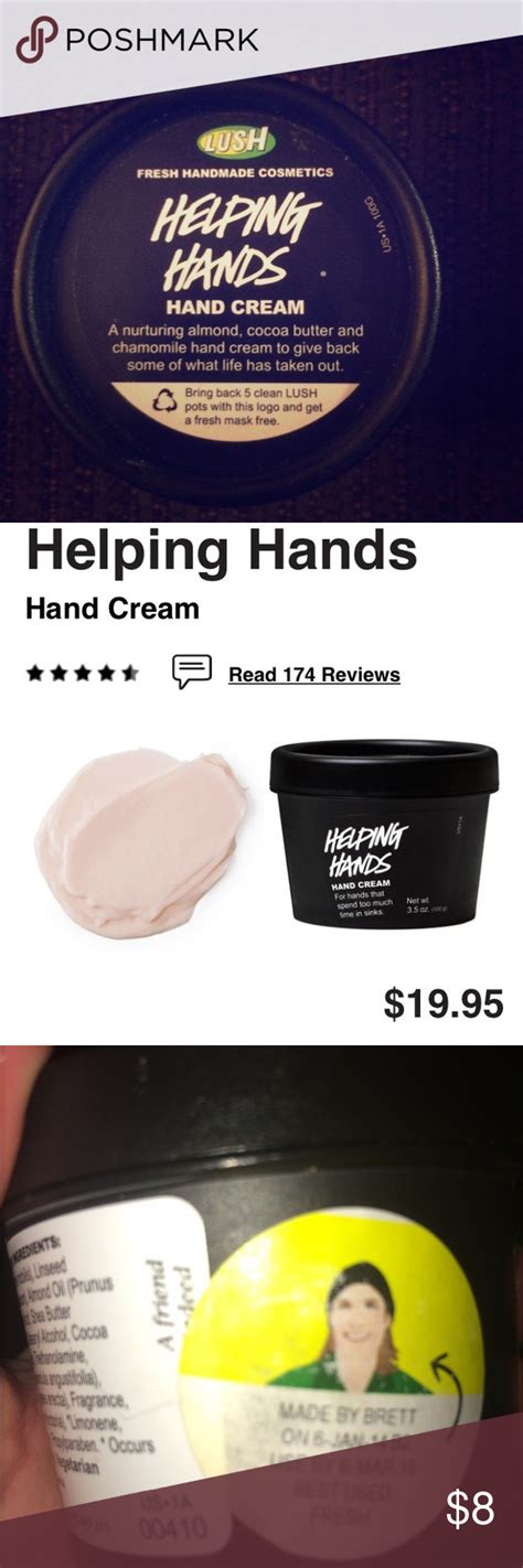 Lush Helping Hands Lotion Hand Lotion Lotion Lush Cosmetics