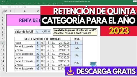 Retenci N De Ta Cat Plantilla Gratis Youtube