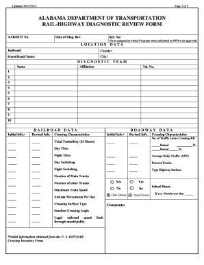 Fillable Online Dot State Al Aldot Blank Diagnostic Form Dot State Al