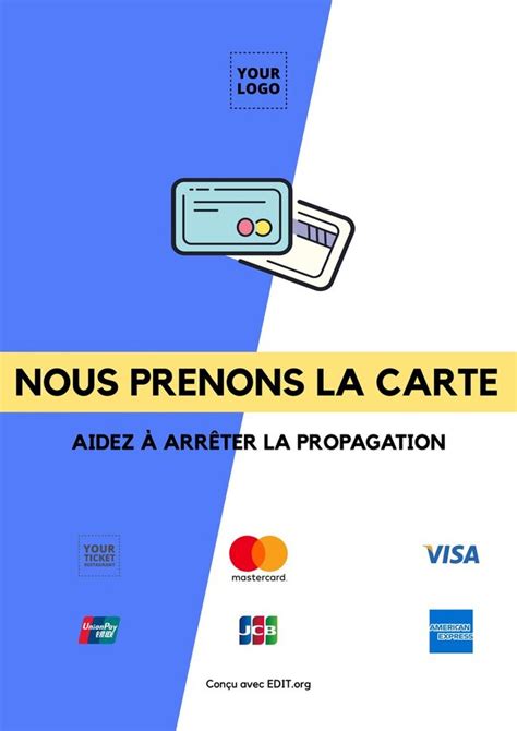 Modèles de panneaux de paiement personnalisés à imprimer