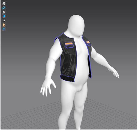 Biker Vest 3d Model 44 Blend Pac Fbx Obj Max Ztl Free3d