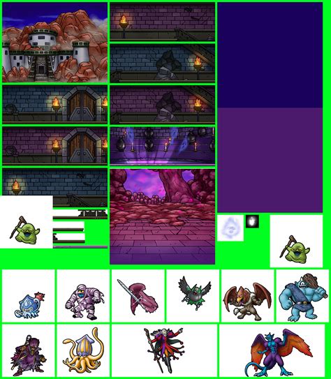 The Dark Ruins - Dragon Quest Tact - Mobile - The Spriters Resource