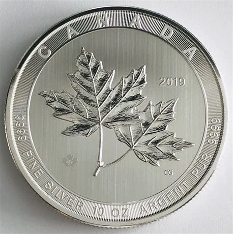 Kanada 50 Dollars 2019 Maple Leaf Magnificent 10 Oz Catawiki