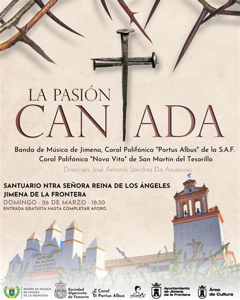 Concierto de Cuaresma "La pasión cantada" el domingo 26 de marzo en el
