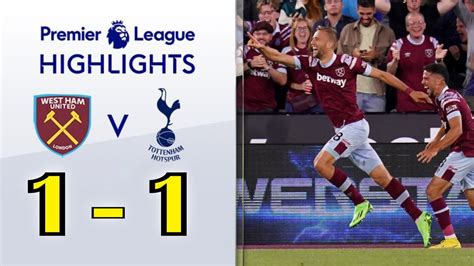 Tottenham Hotspur Dealt Top Four Blow After West Ham United Draw YouTube