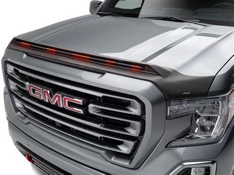 バグシールド Gmc Sierra 1500 2015 2018 Aeroskinロープロファイルカラーマッチフードシールドのavs Avs For Gmc Sierra 1500 2015