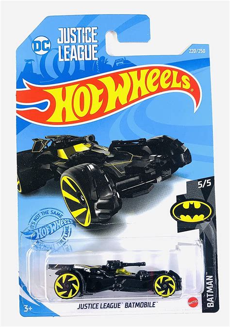 Hot Wheels Justice League Batmobile Batman 5 5 220 250 Regular Treasure Hunt Factory Sealed