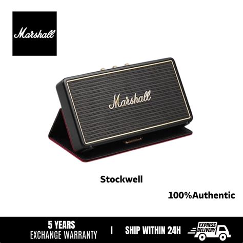 Marshall Stockwell With Flip Cover Wireless Bluetooth Speaker Portable