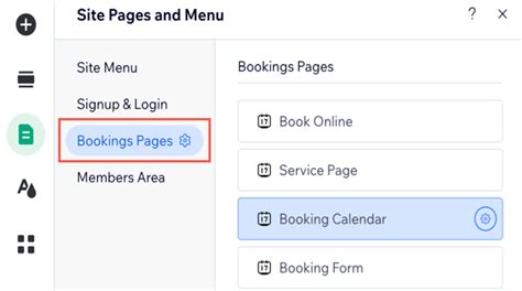 Wix Bookings Customizing Your Booking Calendar Page Help Center