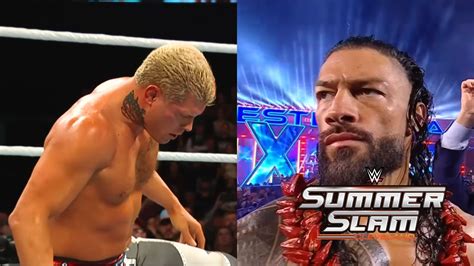 WWE News Rumor Roundup Cody Rhodes Injured Huge SummerSlam Match