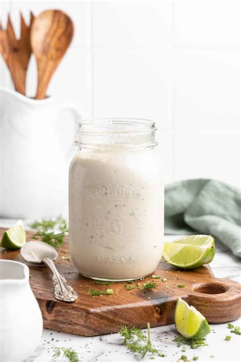 Creamy Vegan Ranch Dressing Jessica In The Kitchen