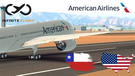 Infinite Flight Timelapse Santiago SCEL Miami KMIA American