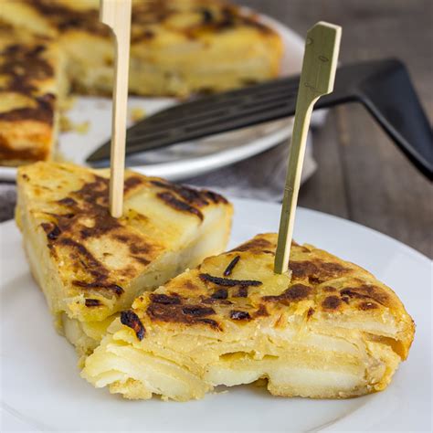 Tortilla De Patatas Vegana Sin Huevo Delantal De Alces