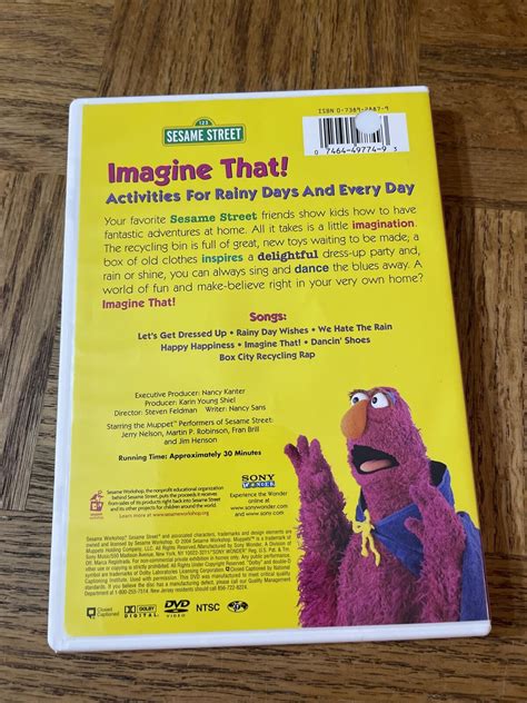 Sesame Street Imagine That DVD 74644977493 EBay