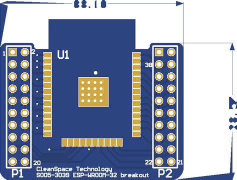 S005 3039 ESP WROOM 32 Breakout PCB Share Project PCBWay