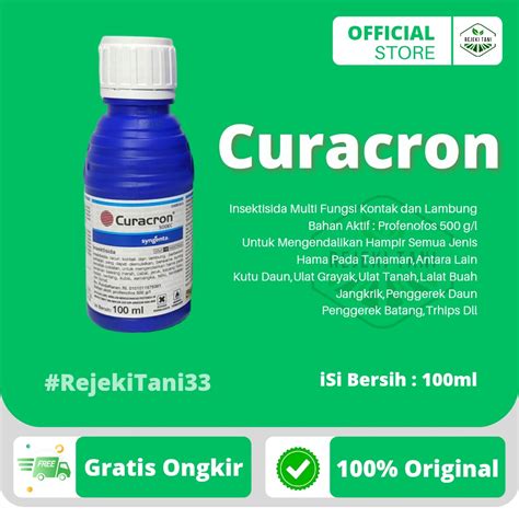 Jual Insektisida CURACRON 500 EC 100ml Bekerja Secara Kontak Lambung