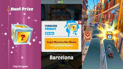 Subway Surfers Barcelona Fabulous Friday Super Mystery Boxes