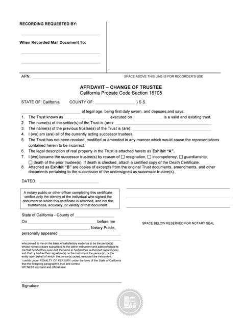 California Trustee Form Complete With Ease Airslate Signnow