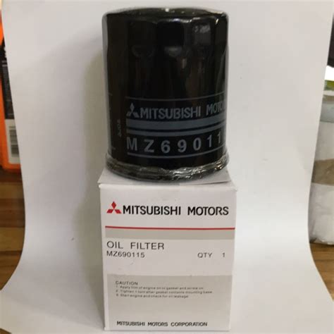 Original Mitsubishi Oil Filter Made In Japan Mz Lancer Granis