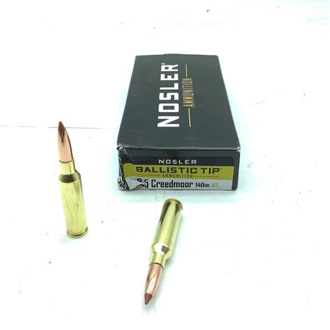 Nosler 6 5 Creedmoor 140 Grain Ballistic Tip Bt Ammunition 20 Rounds Sfrc