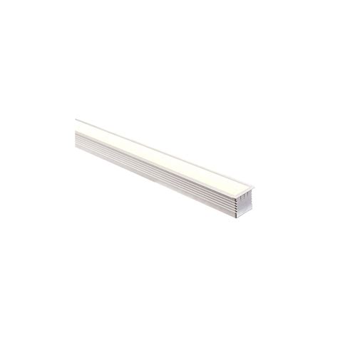 Recessed 3 Meter 44x35mm Winged Aluminium LED Profile Silver HV9695