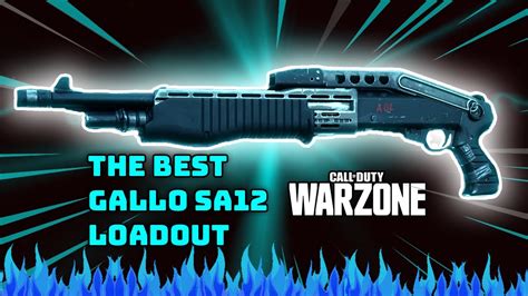 The 2 SHOT GALLO SA12 SHOTGUN Is BROKEN IN WARZONE Best GALLO SA12