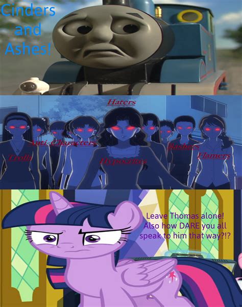 Twilight Protects Thomas From Toxic Fans By Awesomegamedude10 On Deviantart