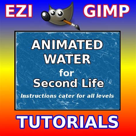 Second Life Marketplace Ezi Gimp Animated Water Tutorial