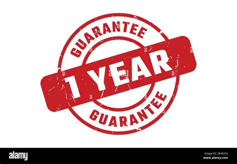1 Year Guarantee Rubber Stamp Stock Vector Image & Art - Alamy