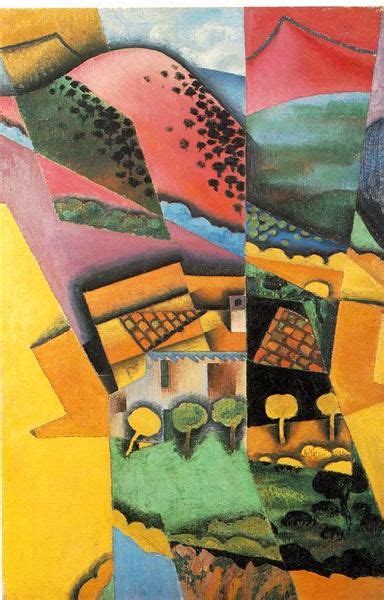 Paisaje en Ceret 1913 Juan Gris Cubismo Sintético Oleo sobre tela