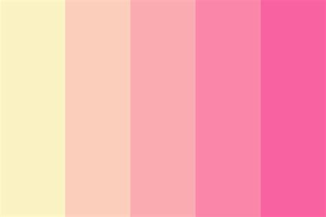 Vanilla Strawberry Color Palette