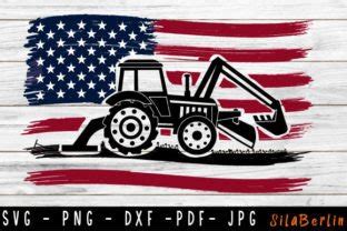 US Farm Tractor Svg Us Tractor Svg Graphic By SilaBerlin Creative