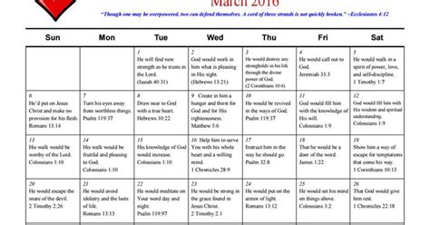 March Scripture Prayer Calendar For My Husband Pdf Scripture Prayers Psalm 63