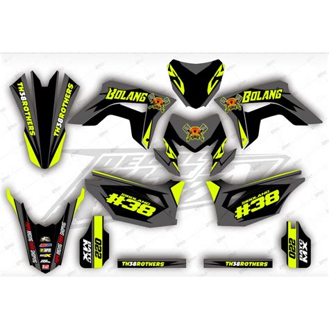 Jual Decal Crf L Stiker Motor Crf L Dekal Sticker Variasi