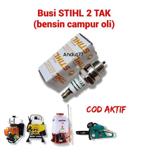 Jual Busi Potong Rumput 2 Tak STIHL Sprak Plug Shopee Indonesia