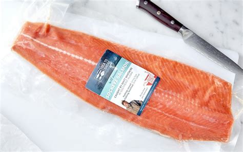 Wild Alaskan Sockeye Salmon Frozen 20 Oz Sea To Shore Seafood Co