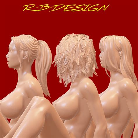 3D File 3x NUDE ULTRA REALISTIC FKK EROTIC SEXY GIRL SPREAD SPREADING