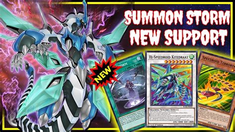 Speedroid Deck New Support Summon Storm Gameplay September