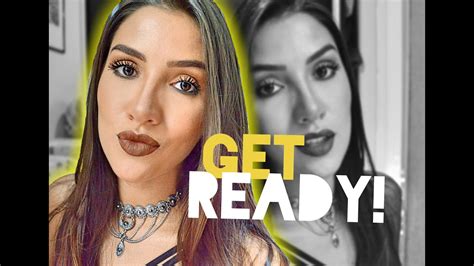 Se Arrume Comigo Get Ready With Memake Marrom Youtube