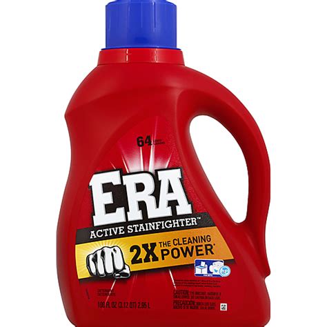 Era Detergent Active Stainfighter 100 Oz Liquid Chief Markets