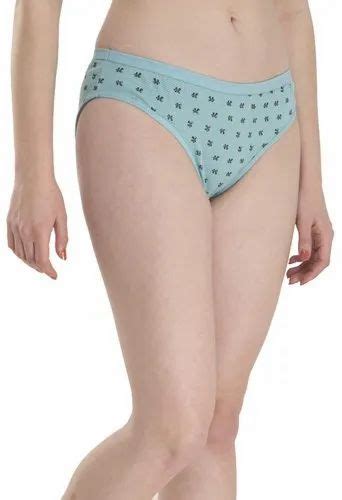 Ladies Sky Blue Printed Cotton Panty Size Medium At Rs 45piece In Delhi