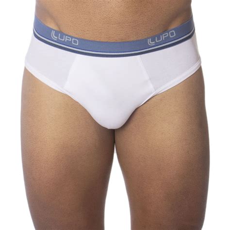 Cueca Slip Algodão Masculina Lupo Bra Lingerie