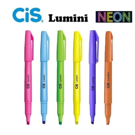 Marca Texto Cis Lumini Neon Shopee Brasil