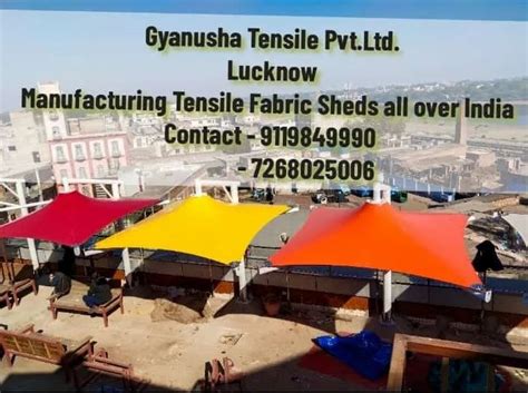 Modular Pvc And Pvdf Umbrella Tensile Structure At Rs Sq Ft In Lucknow