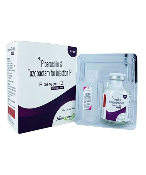 PIPEREEN TZ Piperacillin Sodium 4mg Tazobactam 0 5mg Injection 4 5 Gm