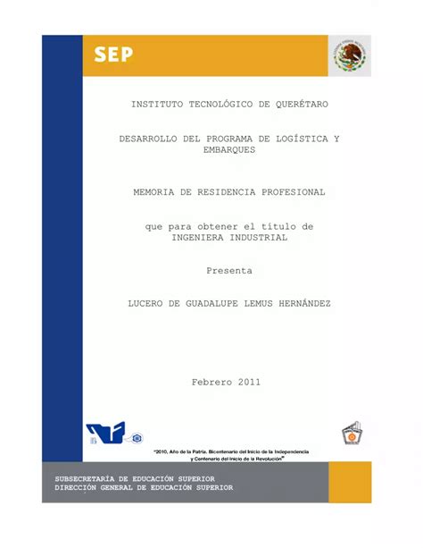 PDF SUBSECRETARÍA DE EDUCACIÓN SUPERIOR DIRECCIÓN GENERAL DE