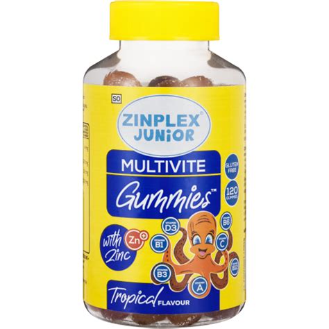 Zinplex Junior Multivitamin Gummies 120s Clicks